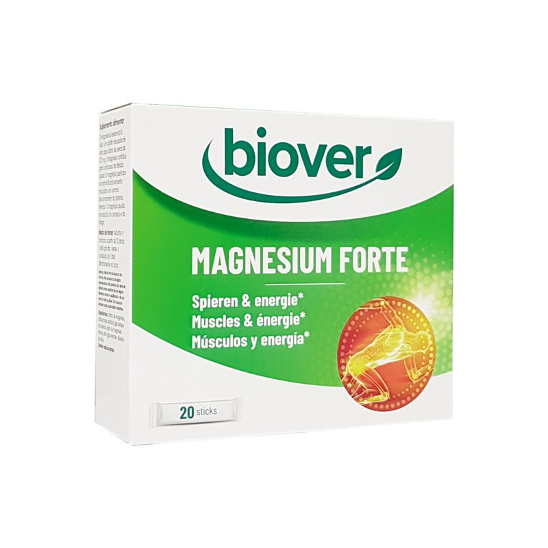 Magnésio Forte 20 sticks Biover Natur Cosmetic