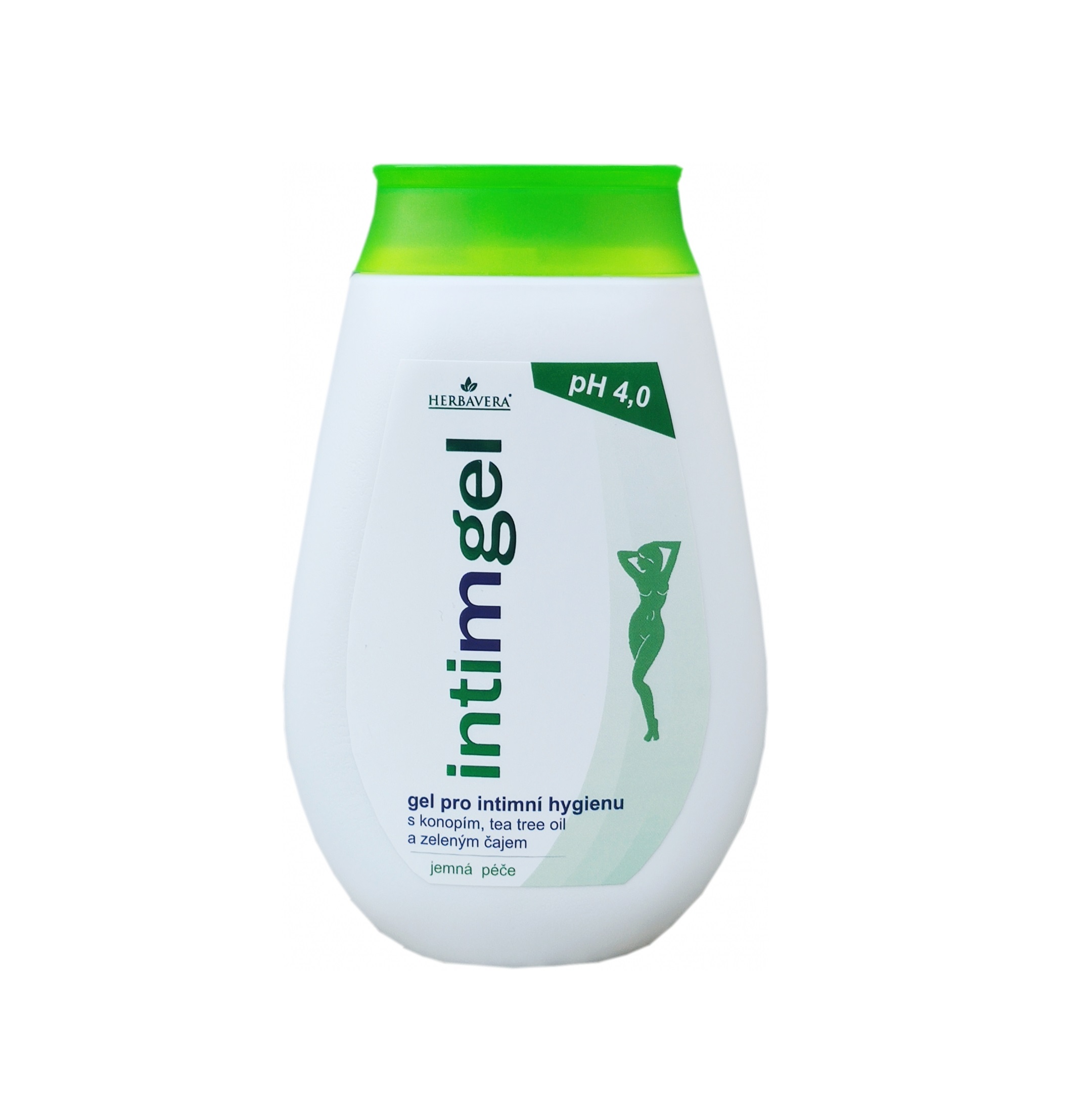 Gel de Higiene Íntima Chá Verde 250ml - Herbavera