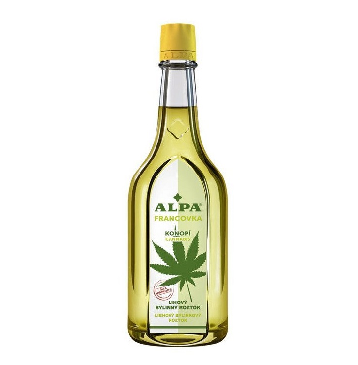 Solução de Álcool Francovka à Base de Plantas e Cânhamo 160 ml - Alpa