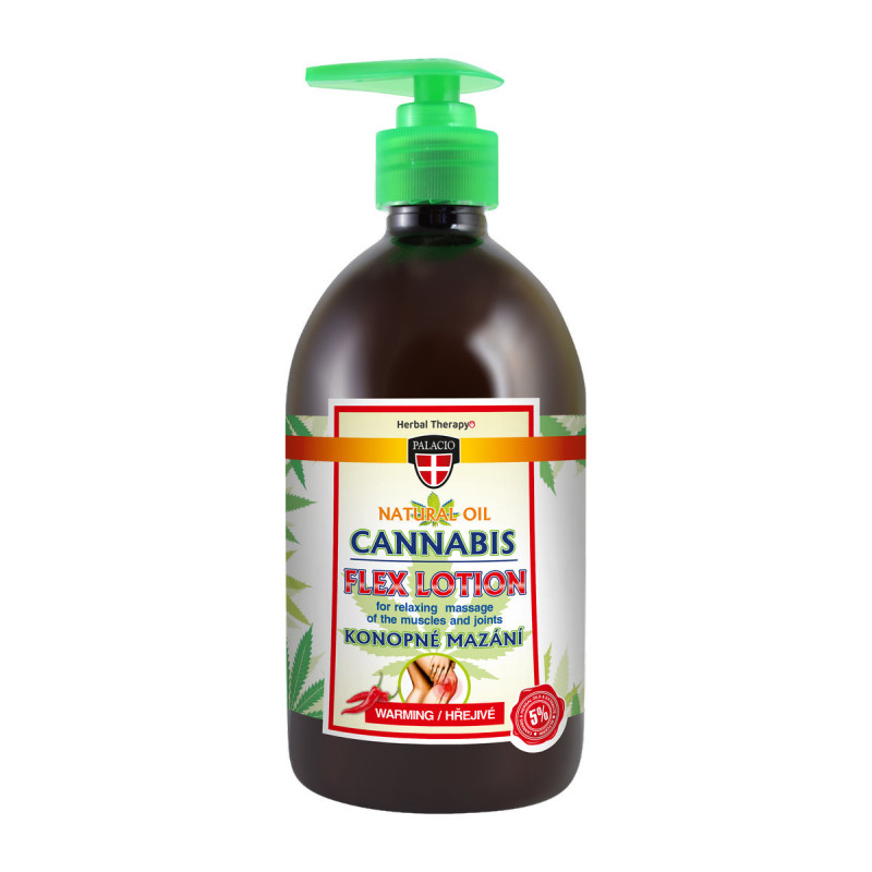 Loção Flex de Aquecimento com Doseador CANNABIS 500ml - Palácio