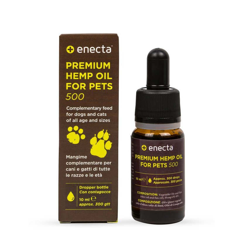 CBD Óleo Para Pets 5%, 500 mg, 10 ml - Enecta