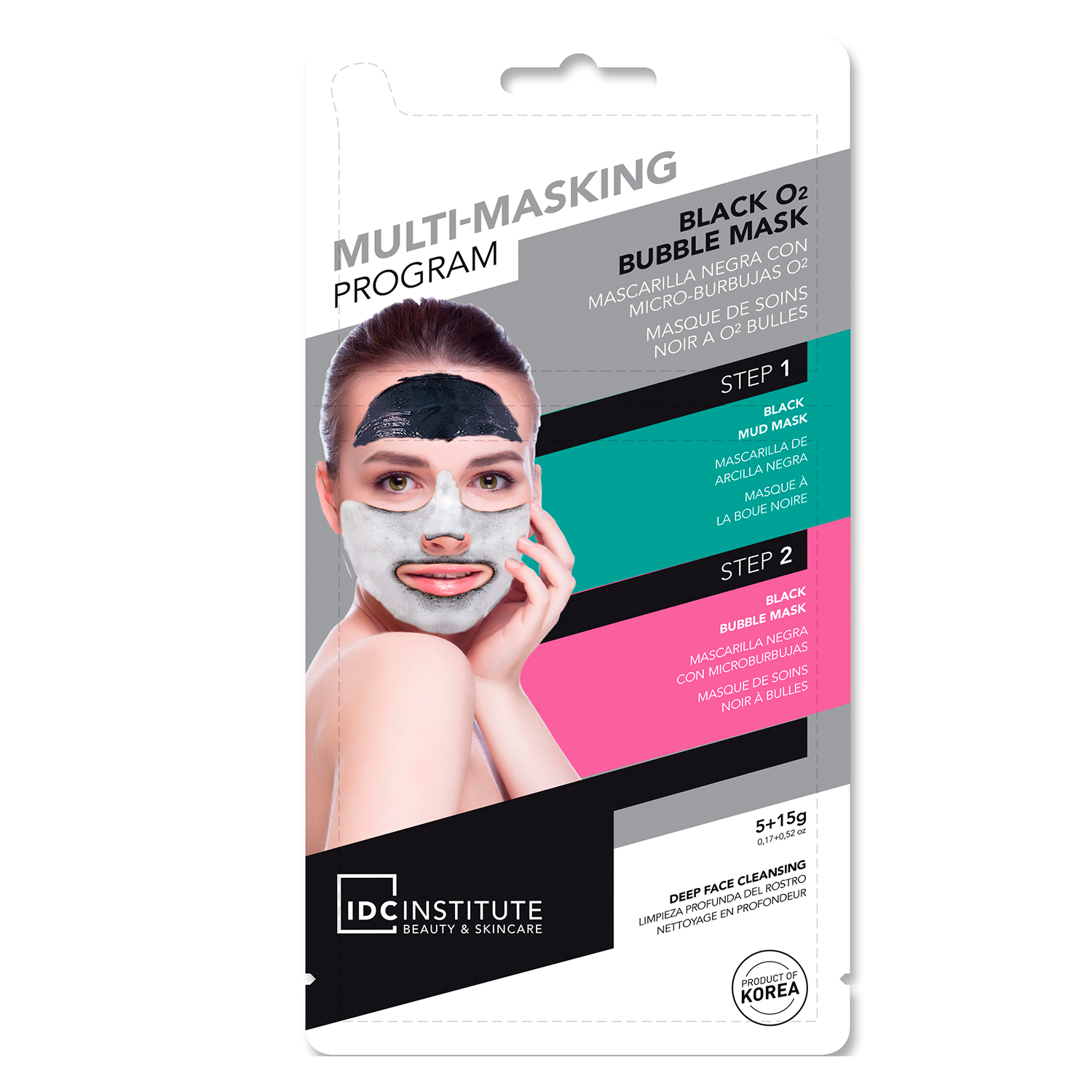 Máscara Facial  Multi Masking Black O2 Bubble (20 g)