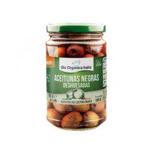 Azeitonas negras desossadas BIO 280 G Itália orgânica