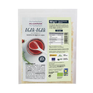 Agar em flocos de algamar Bio 50g