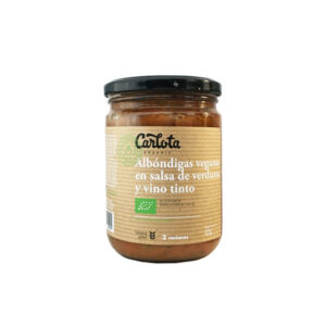 Albondigas veganas em Bio 425g Carlota Orgânica Molho