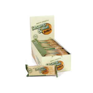 Sesamo bares e mel sem glúten 24x50g Sol natural