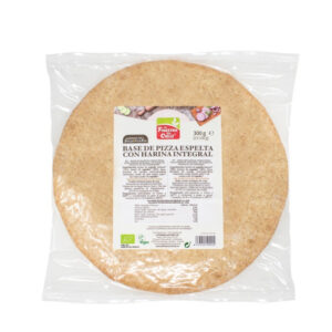 Bio 2x150g Base abrangente de pizza escrita