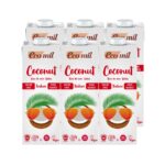 Bebida de coco natureza sem açúcar bio 6x1l ecomil