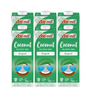 Bebida original de coco com agave 6x1l ecomil