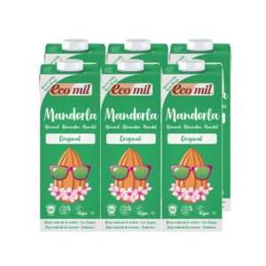Bebida original de amêndoa com agave mandorla bio 6x1l ecomil