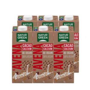 Bebida ausida com chocolate bio bio 6x1l naturgreen