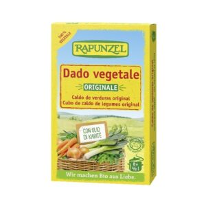 Caldo de vegetais biológico 8 cubitos rapunzel