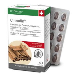 Canela com cápsulas de cinnulina 40 Dunner