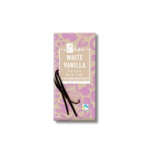 Chocolate branco vegano com bio 80g ichoc baunilha