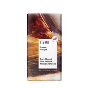Chocolate preto com avelã pralina bio 100g Vivani