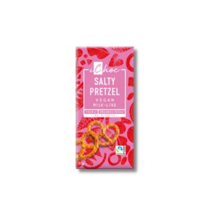 Chocolate vegano com pretzel 80g ichoc peças
