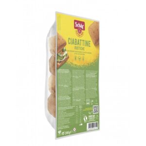 CIABATTINE PAN CHAPATA RUSTIC 4X50G SCHAR