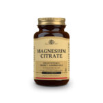 Citrato de magnésio 200mg 120 comprimidos de solgar