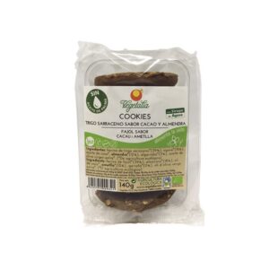 Biscoitos sarracenos, carob, amêndoa, agave bio 140g vegetal