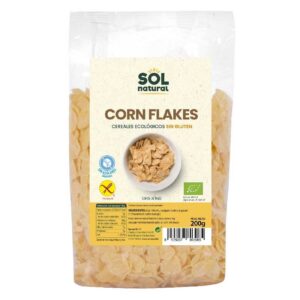 Flocos de milho sem glúten bio 200g sol natural