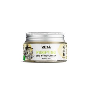 Purificando hidratante CBD facial de baunilha e limão bio 30ml Pure Life