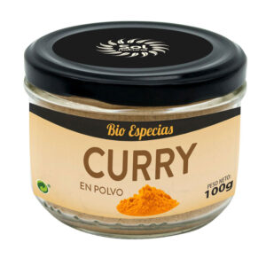 Pó curry 100g sol natural
