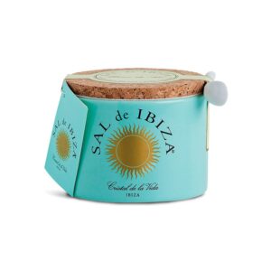 Barco de cerâmica de flor de sal 150g de sal de Ibiza