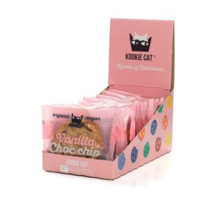 Vanilla e chocolate bio 12x50g Kookie Cat Cookie