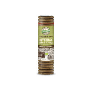 Biscoito de trigo integral com chips de chocolate bio 250g biocop