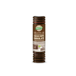 Biscoitos de cacau lascas de chocolate bio 250g biocop