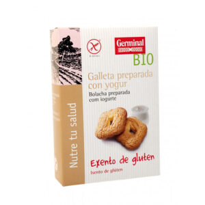 Biscoitos preparados com iogurte sem glúten 250 g germinativo