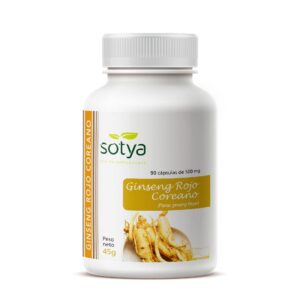 Ginseng coreano 500 mg 90 cápsulas Sotya