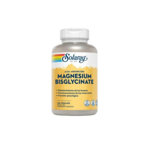 Glicinato de magnésio 350mg 120 VCAPS Solaray