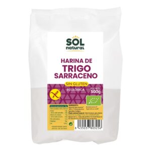 Farinha de trigo sarraceno sem glúten 500g Sol natural