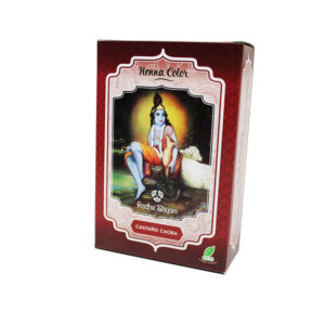 Henna castaño mogno poeira 100 g radhe sham