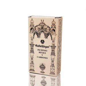Benjui 50g Incense e 10u Radhe Shyam