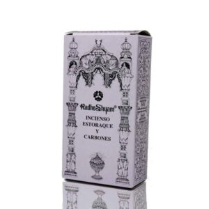 Incenso estorico 50g e carbono 10u radhe shyam