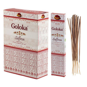 Incenso Goloka Saffron (AZA) 12x15g Nag Champa