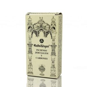 Incenso Jerusalém 50G e Carbon 10U Radhe Shyam