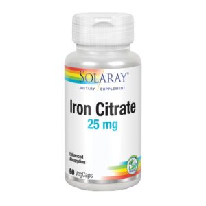 Ferro 25mg 60 VCAPS Solaray