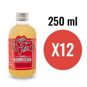 Carrias Kombucha e Açafrão Bio 12x250ml Komvida
