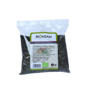 Dupuy bio 500g lentilhas verdes bionsan