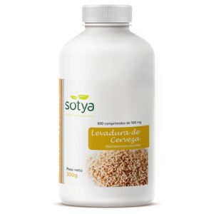 500 mg de fermento de cerveja 600 comprimidos Sotya