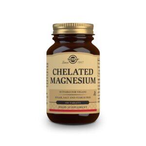 Magnésio Quelado 400mg 100 comprimidos de solgar