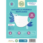 Child -Reutilizável Máscara de algodão higiênico/L Natural Sol