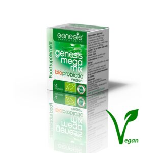 Mega mistura vegana probitie 14 cápsulas de gênese
