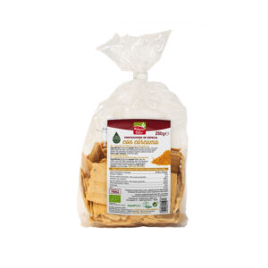 Mini biscoitos de esguicho com curcum e pimenta bio 250 gr the finalizador