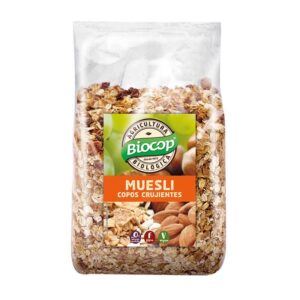 Amostra em flocos de biocop biológicos crocantes 1 kg