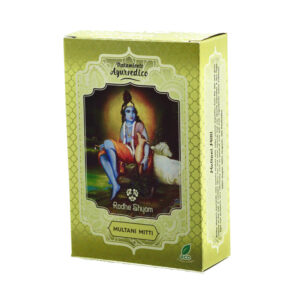 Mitti Mitti Tratamento de cabelo natural 100g Radhe Shyam
