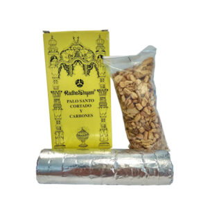 Palo santo cortado y carbon 30 g radhe shyam
